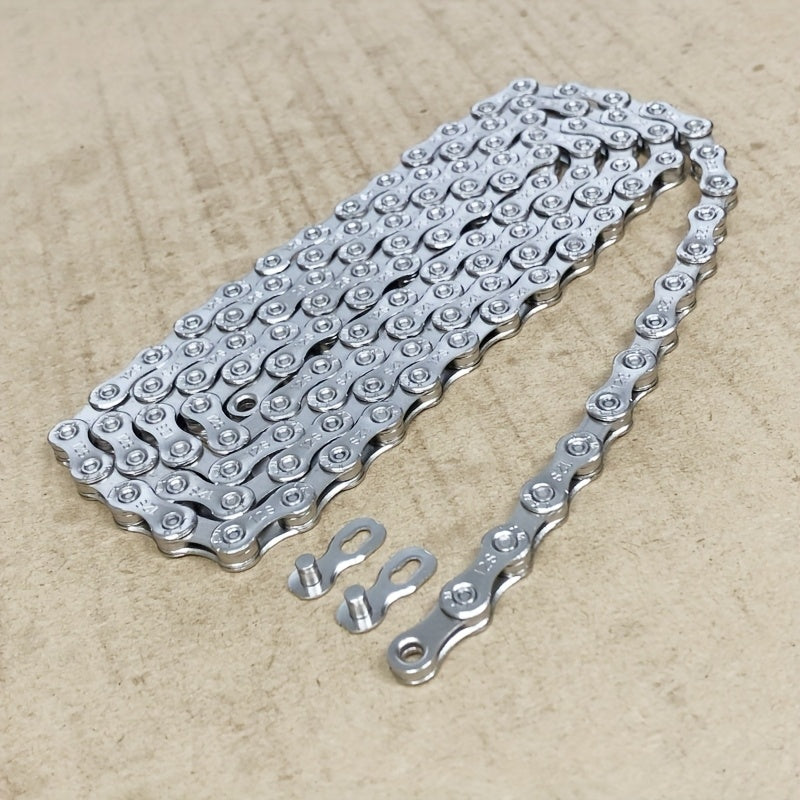 Chain for Bicycles, Suitable for 12-Speed, 126 Links, Compatible with Mountain and Road Bikes, Supports Up to 36 Speed Gears, Smooth Shifting Bicycle Transmission Parts