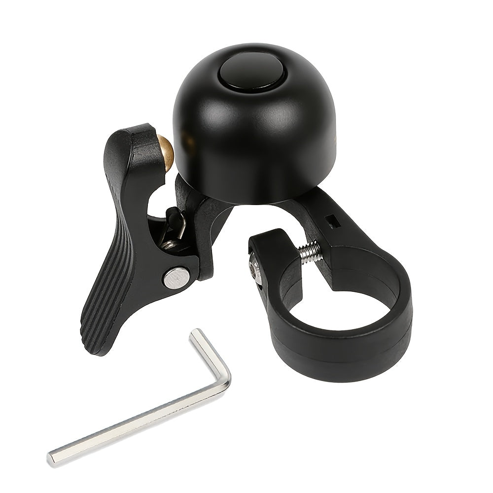 Extremely Loud Bicycle Bell Horn - Ergonomic Black Design, Durable & Weather-Resistant for Balance & Folding Bikes - Safety for Urban Commuting & Outdoor Cycling, Cycling Accessories, Easy Installation