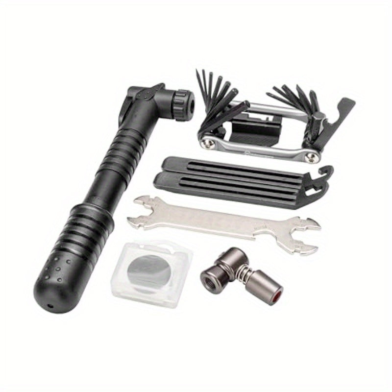Kilimanjaro Cycle Series 40pcs Bicycle Tool Repair Kit in Zip Pouch Tire Levers Wrenches 910549ECE Black