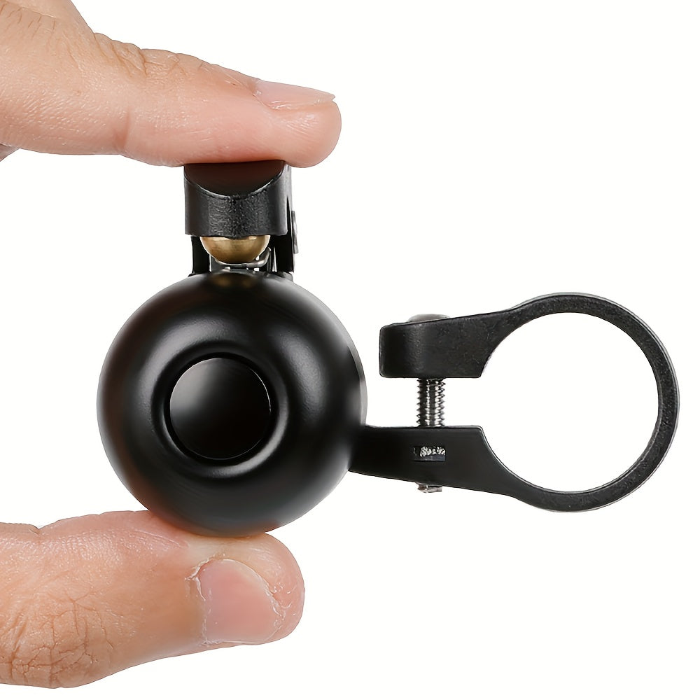 Extremely Loud Bicycle Bell Horn - Ergonomic Black Design, Durable & Weather-Resistant for Balance & Folding Bikes - Safety for Urban Commuting & Outdoor Cycling, Cycling Accessories, Easy Installation