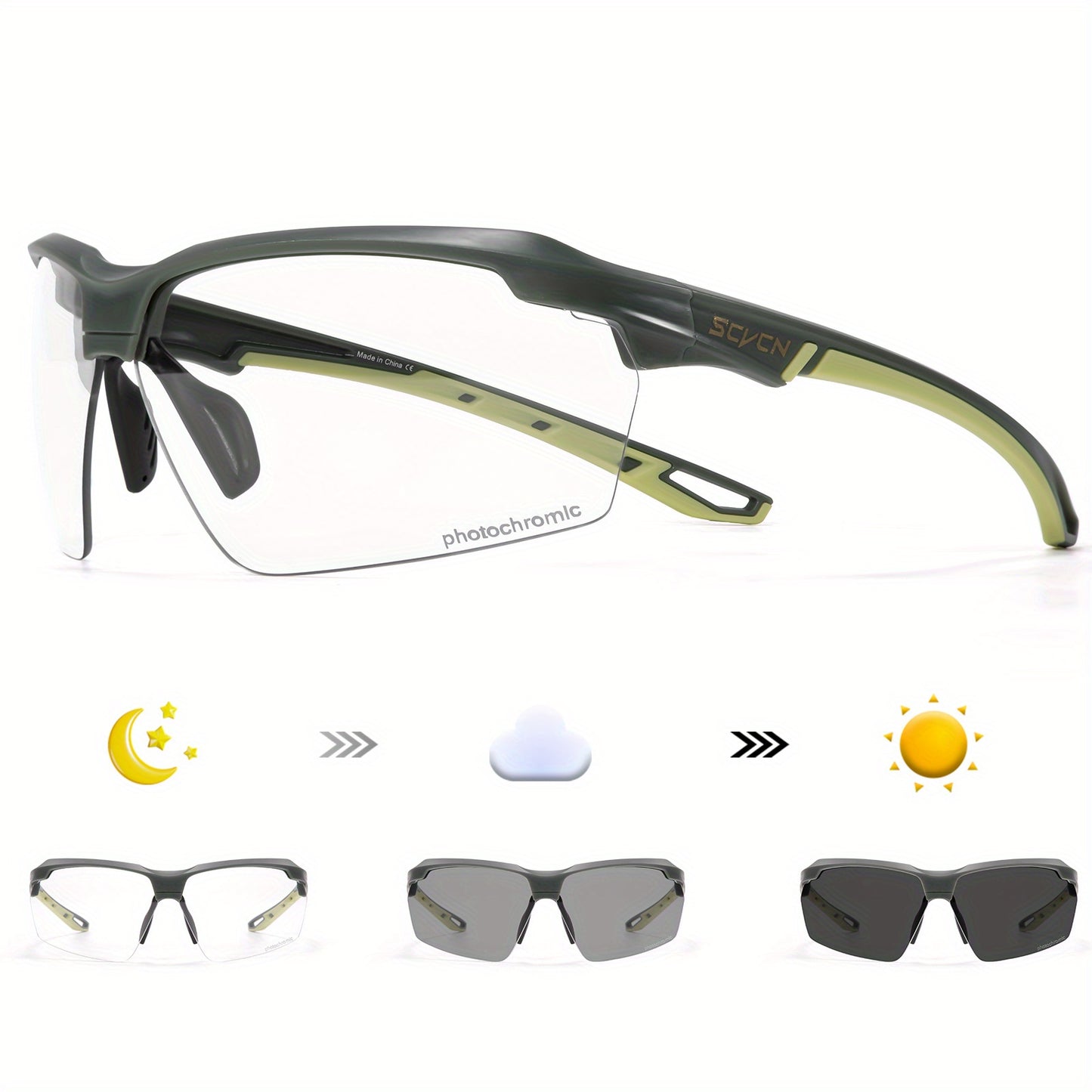 SCVCN Fashion Glasses Trendy Fashion Glasses Men Women | Photography Vacation Seaside Accessories Pc Frame by SCVCN
