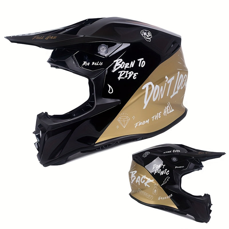 ECE2206 Helmet ECE2206 Motorcycle Helmet | Stylish All-Season Full Coverage Design with Integrated Mirror Visor, Ventilation System & Removable Padding | Durable Safety Gear for Men & Women