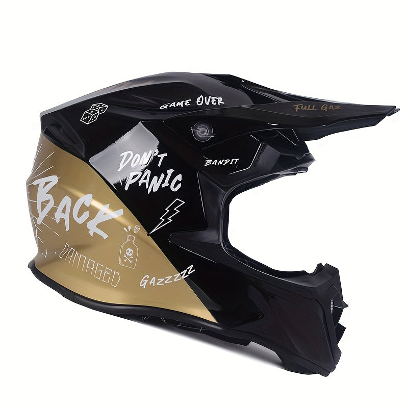 ECE2206 Helmet ECE2206 Motorcycle Helmet | Stylish All-Season Full Coverage Design with Integrated Mirror Visor, Ventilation System & Removable Padding | Durable Safety Gear for Men & Women