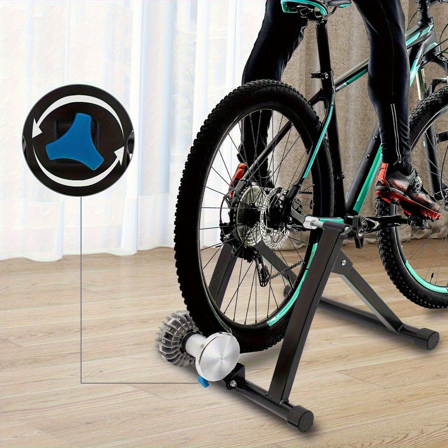 Black Mountain Bike for All 8 Scenes and 7 Festivals - Magnetic Disc Design, Foldable M-Frame Frame, 26-inch Wheel Diameter, 25.98-29.13inch Size, Lightweight and Durable, Suitable for Commuting, Cycling, and Racing