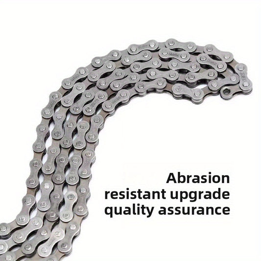 1x1 8 Link Bike Chain with Quick Link - Durable Iron Single Speed Chain for Smooth Cycling, 30.12gal Length, Brown, Compatible with City Bikes, Bicycle Chains for, Bicycle Maintenance, Sleek Chain Design, Durable Iron Chain