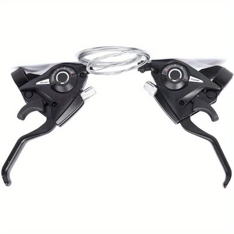 VBrake STEF51 Set 3x7 Speed Shifter Brake Lever Combo MTB Bicycle Bike 21 Speed Brake Shift Lever W Brake Cable