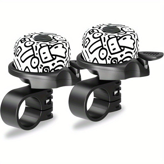 Welcome CSTZdef shopBike Bell 2 Pack Classic Bicycle Bell Loud Crisp Clear Sound Bicycle Bike Bell for s Road Bike Electric Bike Cruiser Bike Mountain Bike Bell Accories GraffitiIf you have any questions you can chat with us privately