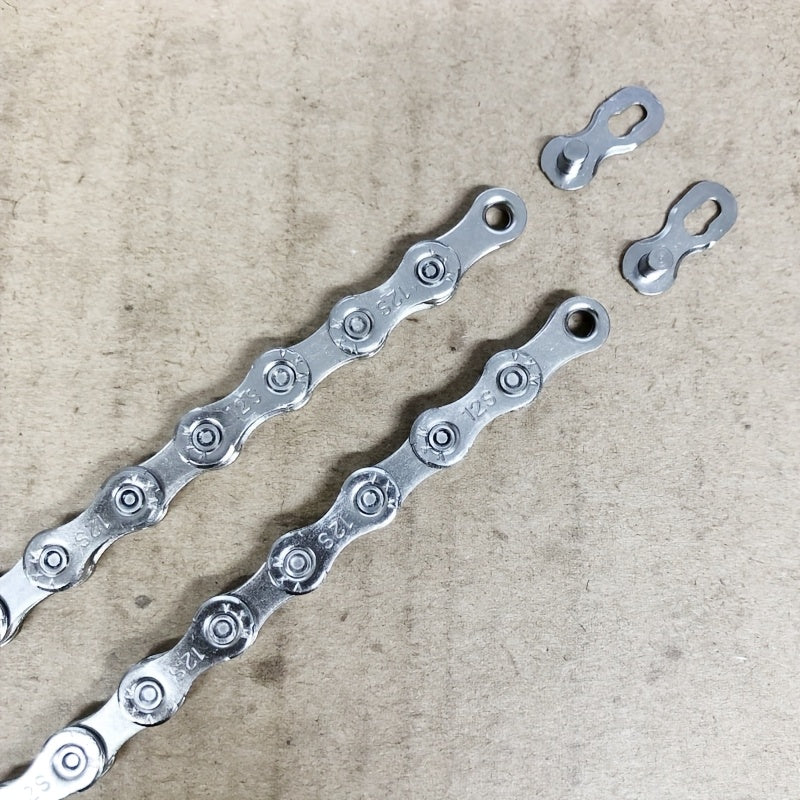 Chain for Bicycles, Suitable for 12-Speed, 126 Links, Compatible with Mountain and Road Bikes, Supports Up to 36 Speed Gears, Smooth Shifting Bicycle Transmission Parts