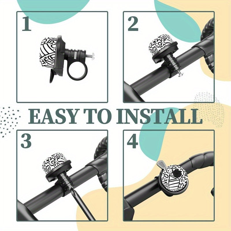 Welcome CSTZdef shopBike Bell 2 Pack Classic Bicycle Bell Loud Crisp Clear Sound Bicycle Bike Bell for s Road Bike Electric Bike Cruiser Bike Mountain Bike Bell Accories GraffitiIf you have any questions you can chat with us privately