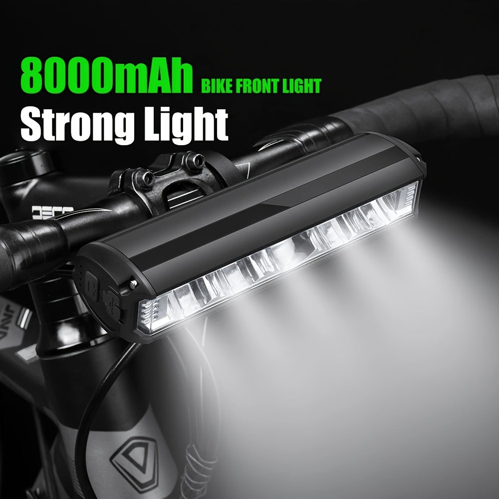 Super Bright LED Bike Light, USB Rechargeable Bike Headlight, Daytime Bike Light, Mountain Bike Off-Road Riding Commuting