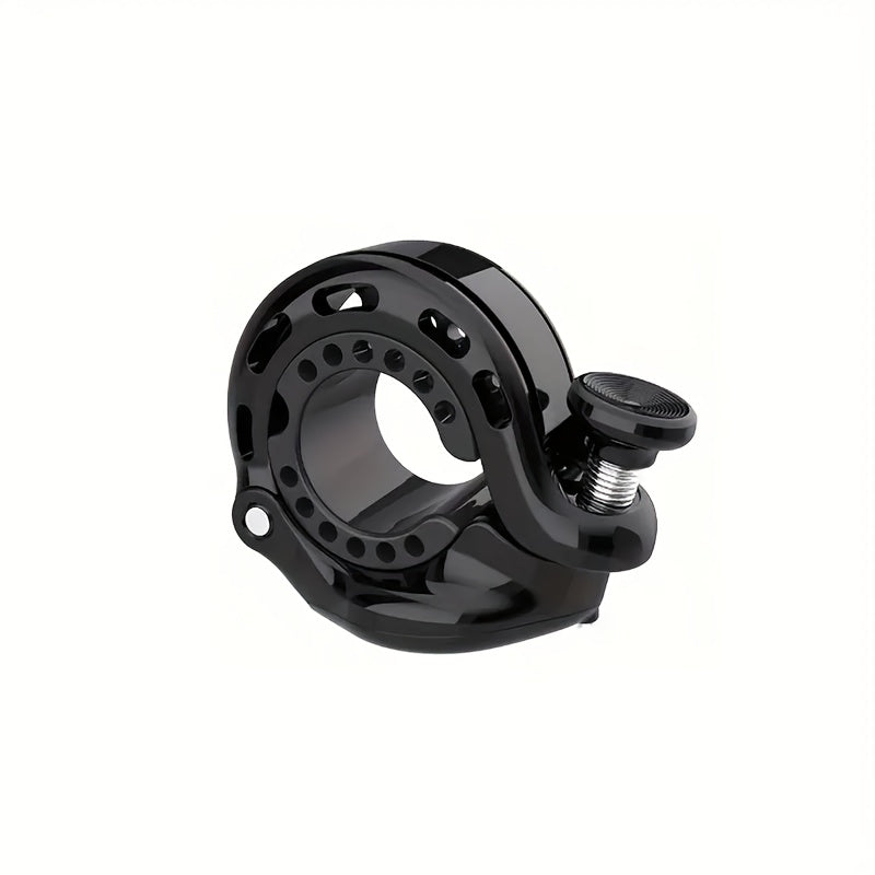 Mountain bike aluminum alloy bell, hidden Airtag bracket bell, thumb bell riding equipment compatible with 22.2-31.8mm handlebars