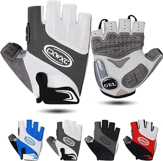 Cycling Gloves for Men Women - Breathable Gel Road Mountain Bike Riding Gloves - Anti-Slip Bike Glove for Fitness Cycling Training Outdoor Sports
