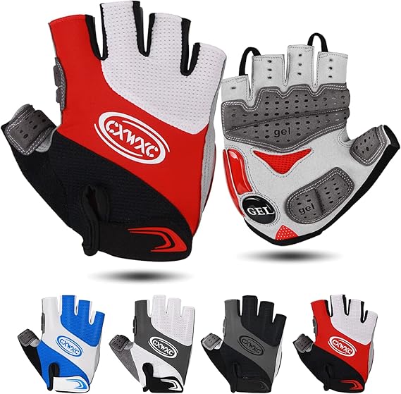 Cycling Gloves for Men Women - Breathable Gel Road Mountain Bike Riding Gloves - Anti-Slip Bike Glove for Fitness Cycling Training Outdoor Sports