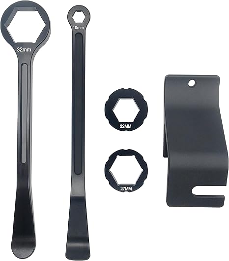 10mm/0.39''13mm/0.51''22mm/0.87''27mm/1.06''32mm/1.26''Tire Iron Lever Tool Spoon Motorcycle Tire Change Kit Wrench Set Bead Buddy Kit Tire Repair Tool for Bike EXC SX XC EXCF Dirt Pit Bike