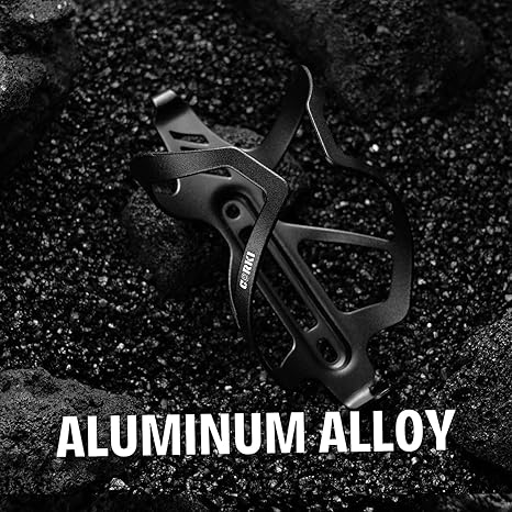 Heavy Duty Bike Water Bottle Holder, Lightweight Aluminum Cage Shockproof Design for Road Mountain Gravel Bikes, Holds 21-32 oz