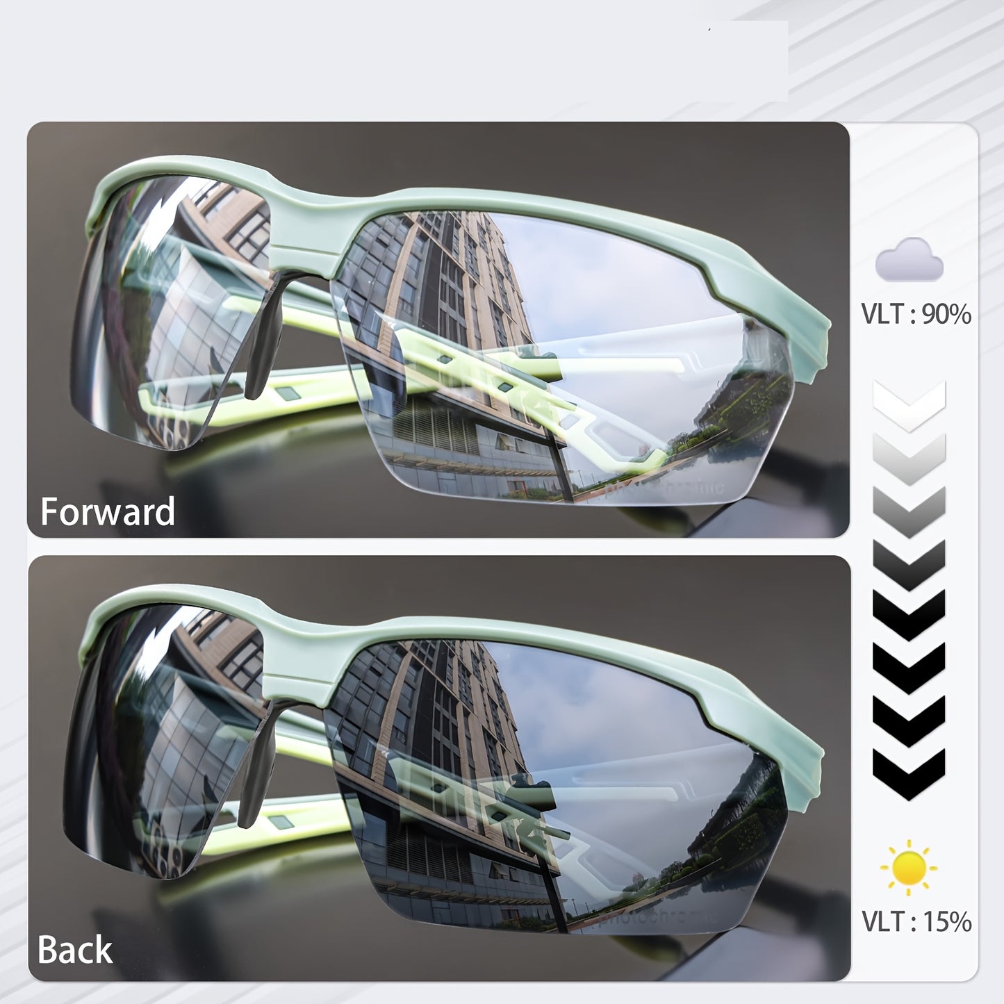SCVCN Fashion Glasses Trendy Fashion Glasses Men Women | Photography Vacation Seaside Accessories Pc Frame by SCVCN