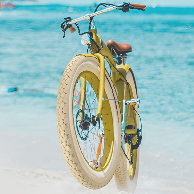 1pc/2pcs 26" Foldable Bike Tire 26 x 2.125 Inch Replacement Bicycle Tire Cream for city Bike Tire