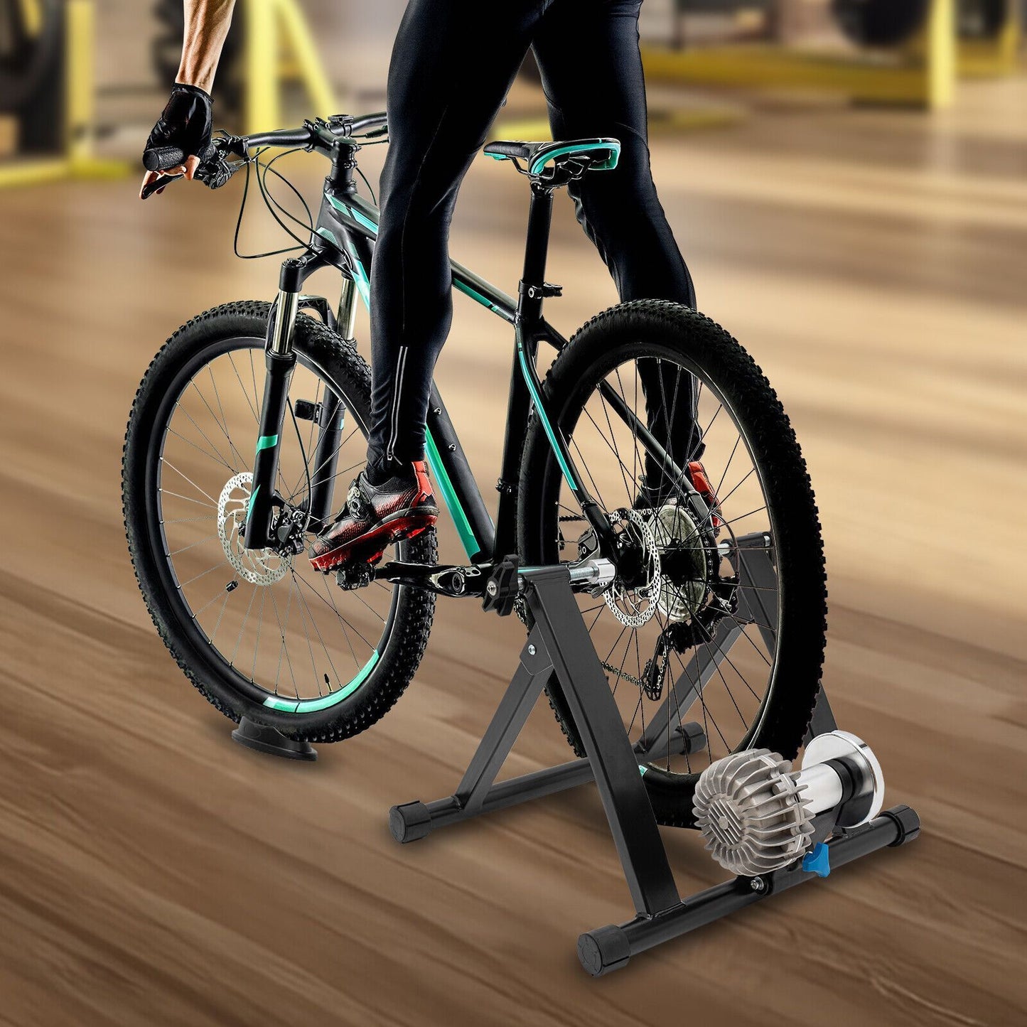 Black Mountain Bike for All 13 Scenes and 8 Festivals - Magnetic Disc Design, Foldable M-Frame Frame, 26-inch Wheel Diameter, 25.98-29.13inch Size, Lightweight and Durable, Suitable for Commuting, Cycling, and Racing
