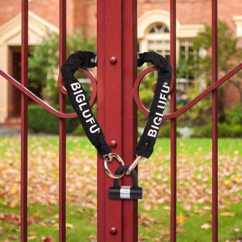 Heavy Duty Motorcycle Bike chain lock with 4 Keys, - 120cm\u002F393\