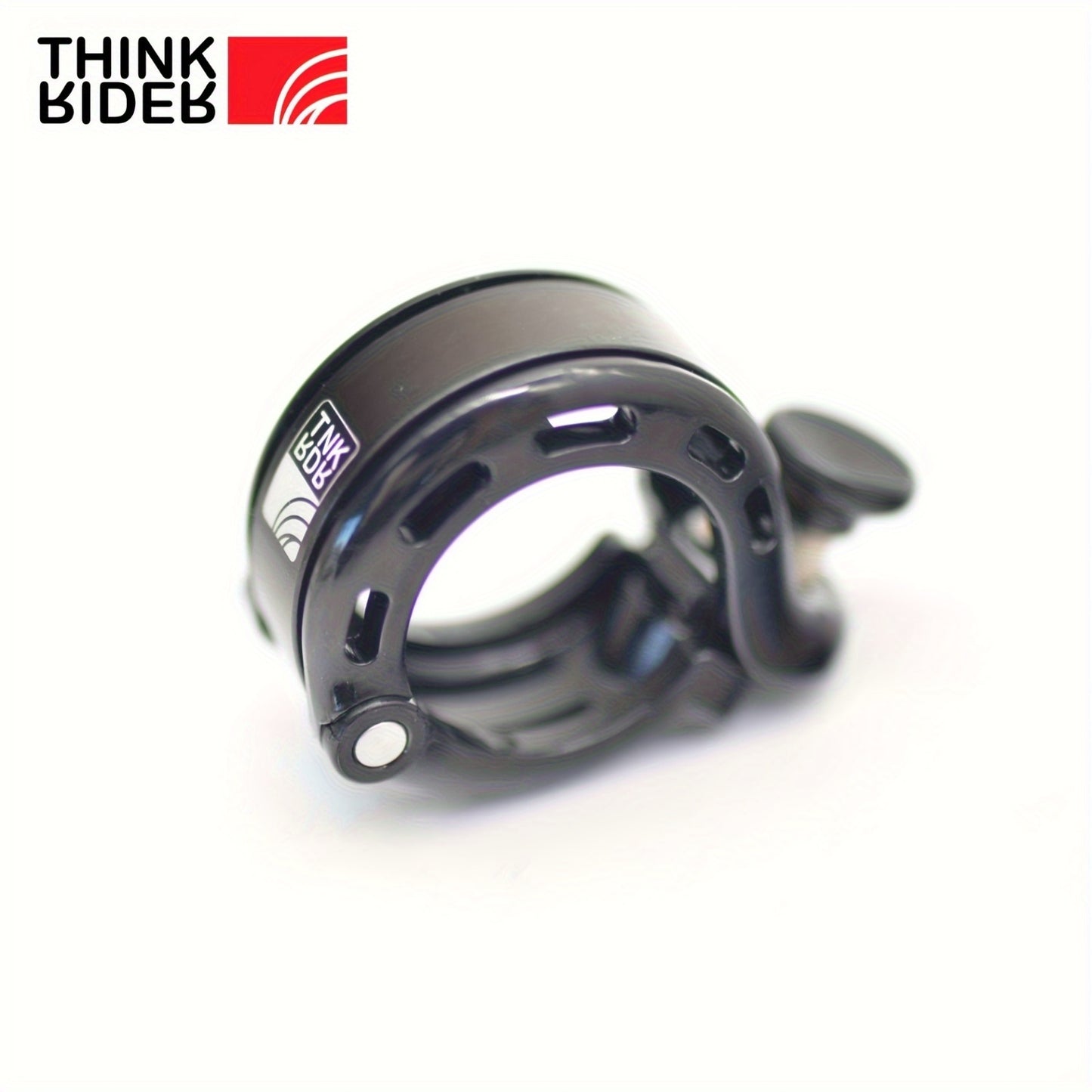 Ultra-Loud Aluminum Alloy Bike Bell - 110dB Modern Horn with Anti-Slip OAR Design, Easy Install Switch Clip, and Stable Mini Construction for MTB and Road Bicycles - Durable, Weather-Resistant, and Adjustable