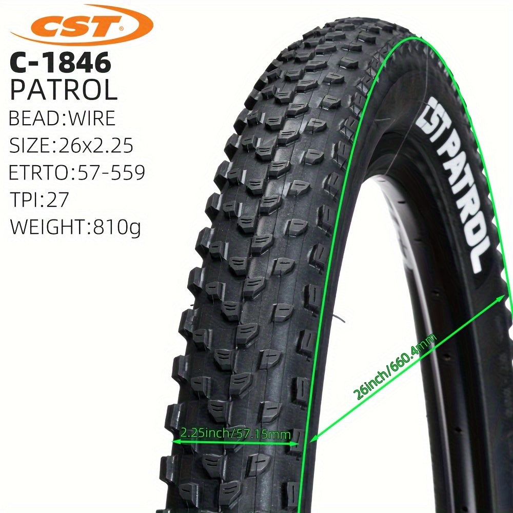 CST C1846 PATROL MOUNTAIN BICYCLE TIRE OF MTB BIKE TYRE XC AM FR 27.5 AND 29inch