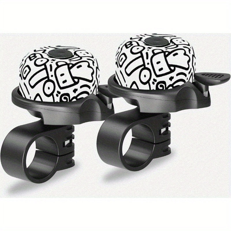 Welcome CSTZdef shopBike Bell 2 Pack Classic Bicycle Bell Loud Crisp Clear Sound Bicycle Bike Bell for s Road Bike Electric Bike Cruiser Bike Mountain Bike Bell Accories GraffitiIf you have any questions you can chat with us privately