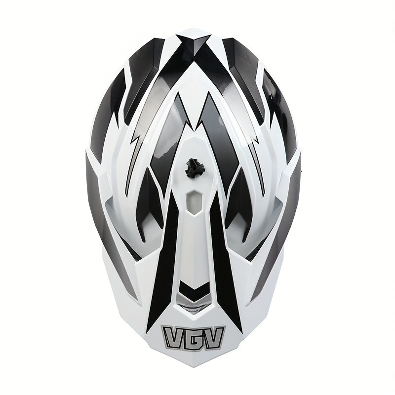 Unisex Motorcycle - All-Season Lightweight Design with Integrated Mirror Visor, Ventilation System & Ergonomic Fit for Men & Women Riding Off-Road Bikes