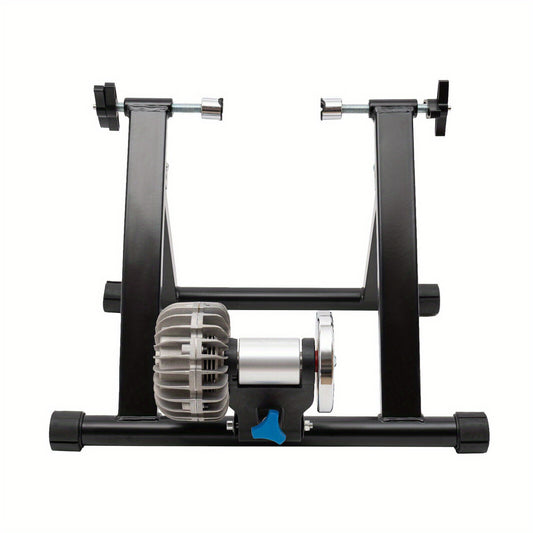 Roller Drive Magnetic Brake MTB Bike Trainer, Size 26.0-29.0inch, M-Type Frame Foldable for Ultra Compact Volume, Easy to Store and Carry