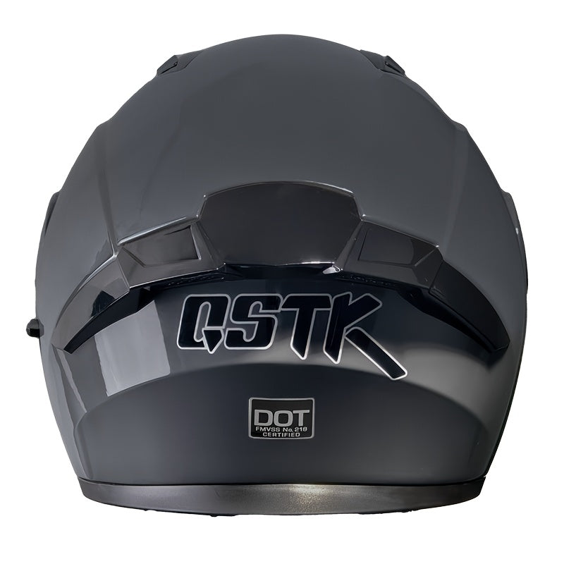 Stylish Men's Motorcycle Helmet with Face Shield -, Durable ABS Material