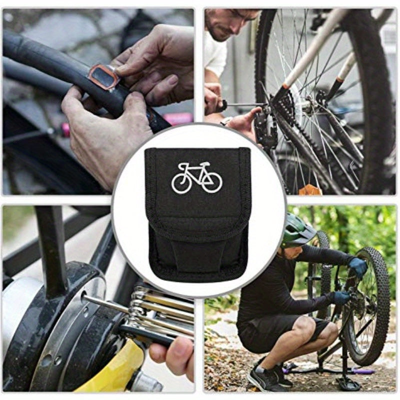 MultiFunction Bike Bicycle Cycling Mechanic Repair Kit with 3pcs Bike Tire Lever 5pcs Tyre Patches 1pc Tire Rasp Work Bag