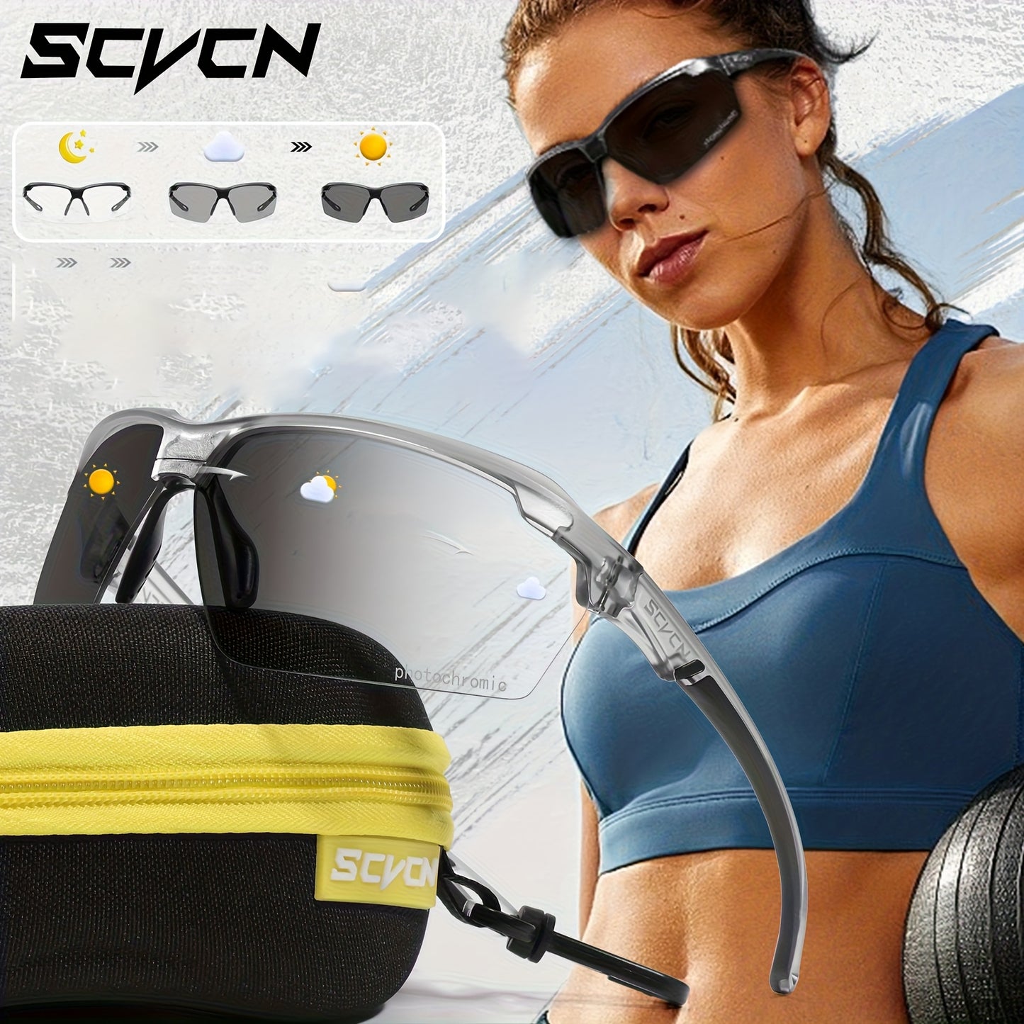 SCVCN Fashion Glasses Trendy Fashion Glasses Men Women | Photography Vacation Seaside Accessories Pc Frame by SCVCN