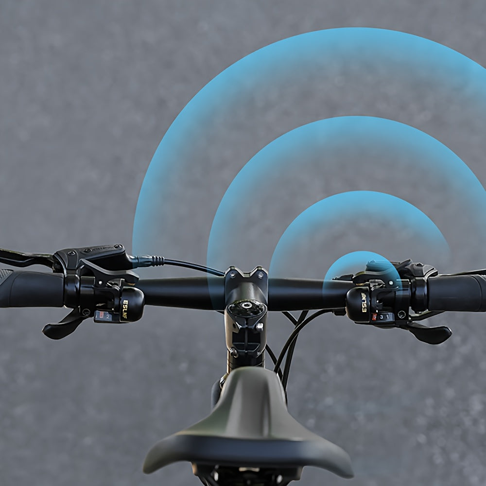 Extremely Loud Bicycle Bell Horn - Ergonomic Black Design, Durable & Weather-Resistant for Balance & Folding Bikes - Safety for Urban Commuting & Outdoor Cycling, Cycling Accessories, Easy Installation