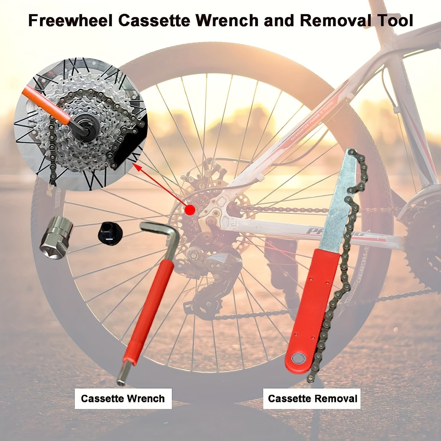 44pcs Bicycle Tool Kit for Mountain Bikes - Easy Maintenance and Repair with Durable Storage Box, Multifunctional Tool Set for Professional Home Bicycle Tools