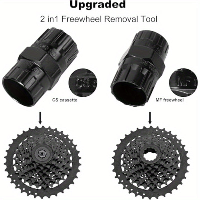 bike repair tool Bike Repair Tool Set Freewheel and Cassette Removal Kit with Chain Whip Pedal Wrench Mountain Road Bicycle Maintenance Tools bike repair tool