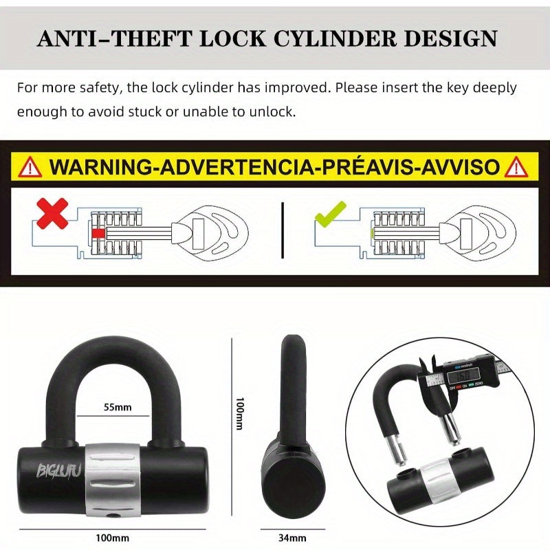 Heavy Duty Motorcycle Bike chain lock with 4 Keys, - 120cm\u002F393\