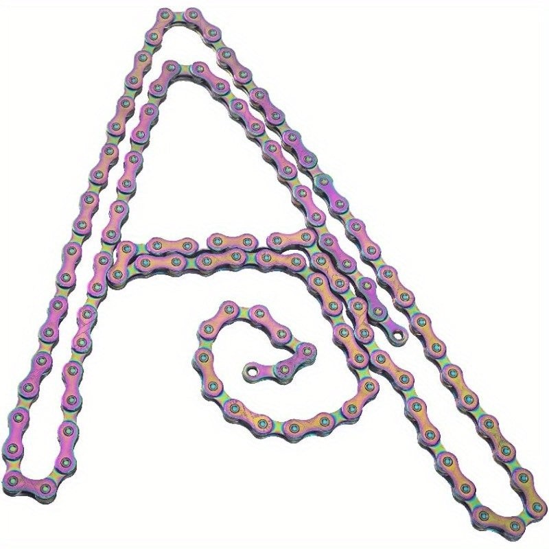 10 Speed 116 Links Bicycle Chain Silvery Golden 1 2x11 128Inch Compatible with 9 Speed