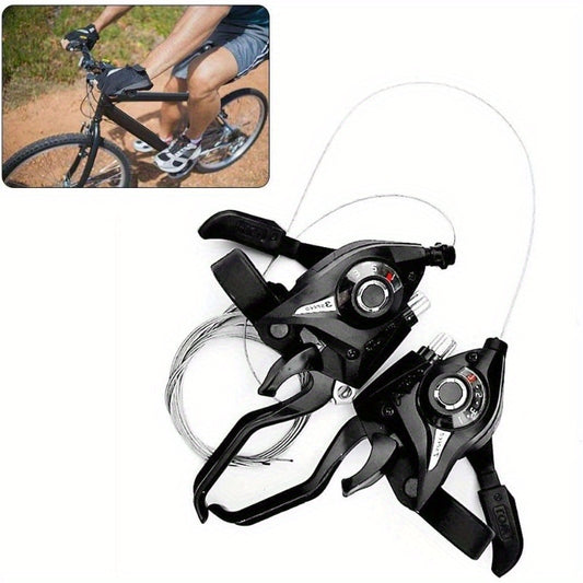 VBrake STEF51 Set 3x7 Speed Shifter Brake Lever Combo MTB Bicycle Bike 21 Speed Brake Shift Lever W Brake Cable