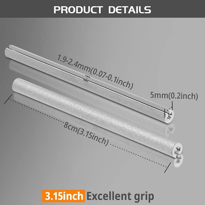 Bike Spoke Reflector, 96Pcs 360° Visibility Bike Spoke Reflectors, Waterproof Bicycle Reflective Clips Warning Spoke Lights Covers- Fit for Mountain and Road Bikes (1.9-2.4mm)