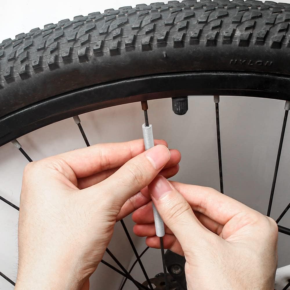 Bike Spoke Reflector, 96Pcs 360° Visibility Bike Spoke Reflectors, Waterproof Bicycle Reflective Clips Warning Spoke Lights Covers- Fit for Mountain and Road Bikes (1.9-2.4mm)