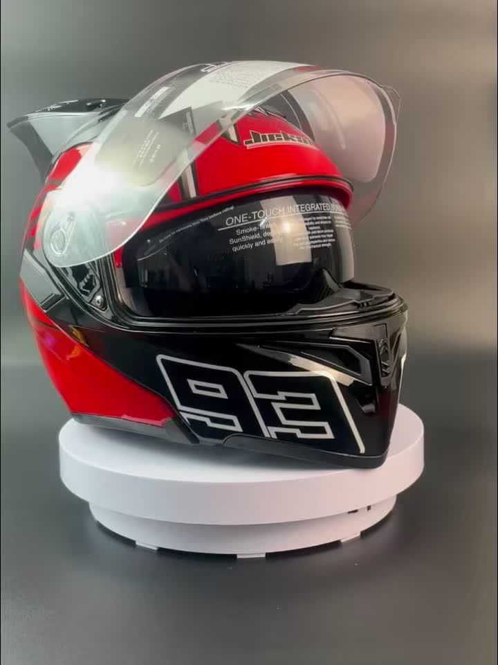 JIEKAI Motorcycle Helmet - Full Coverage, Windproof & Cold-Proof for Winter Riding, ABS Material, Easy-Clean, Perfect for Men & Women